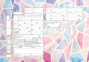デザイン婚姻届__ステンドグラス