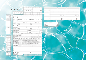 デザイン婚姻届__海原